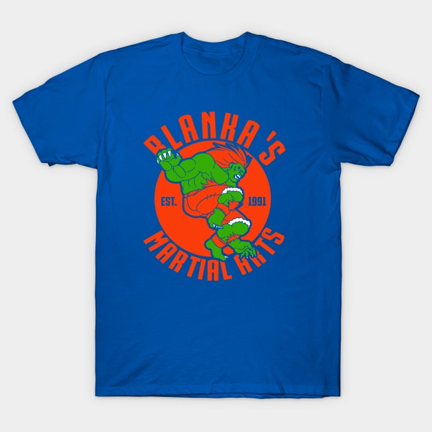 Blanka's Martial Arts T-Shirt by carloj1956